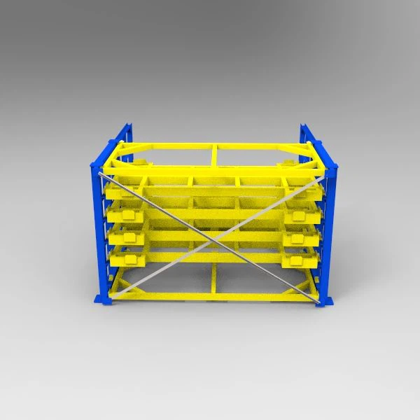 Roll Out Sheet Metal Rack
